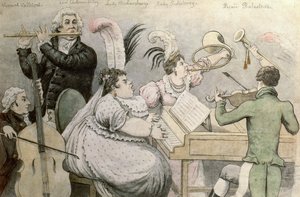 ミュージカルパーティー 作： Thomas Rowlandson