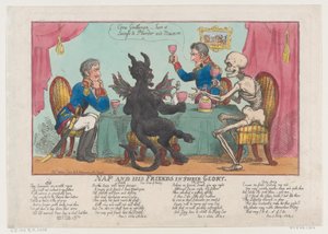 1808 年 10 月 1 日、1808 年 10 月 1 日。 作： Thomas Rowlandson