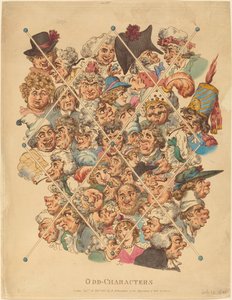 奇数文字 作： Thomas Rowlandson