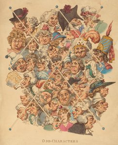 Odd-Characters、1801 年発行。 作： Thomas Rowlandson