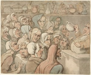 珍品売り場のババア 作： Thomas Rowlandson