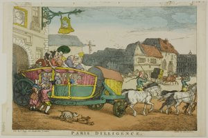 パリの勤勉さ 作： Thomas Rowlandson