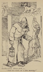 １時過ぎ、いい朝！ 作： Thomas Rowlandson