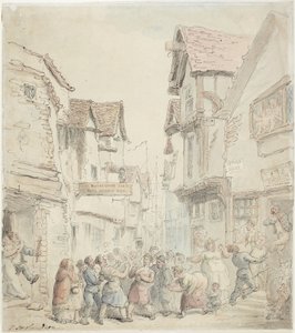 ペッパー・アレイ 作： Thomas Rowlandson