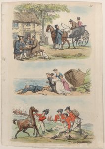 プレート 12、World in Miniature、1816 年より。, 1816. 作： Thomas Rowlandson
