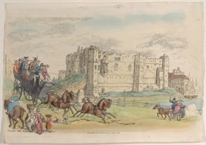 プレート 22、『World in Miniature』、1816 年、1816 年より。 作： Thomas Rowlandson