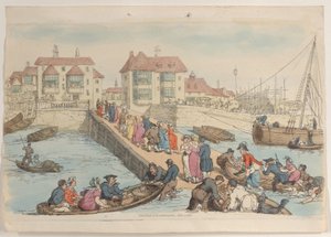 プレート 25: ランディング プレイス、World in Miniature、1816 年より。, 1816.