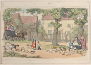 プレート 32、World in Miniature より、1816 年、1816 年。 作： Thomas Rowlandson