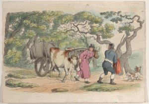 プレート 40、World in Miniature、1816 年より。, 1816. 作： Thomas Rowlandson