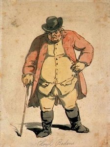 ジョセフ・ボーデンの肖像 1806-11年頃 （水彩、ペン、インク、紙） 作： Thomas Rowlandson