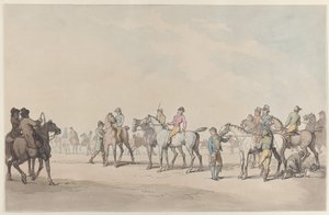 レースに向けた準備 作： Thomas Rowlandson