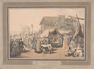レース [6点セット]：4. 予選の間 作： Thomas Rowlandson