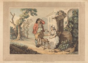 素朴な求愛 作： Thomas Rowlandson