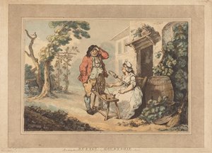 素朴な求愛 作： Thomas Rowlandson