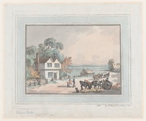 素朴なスケッチ、1787年、1787年。 作： Thomas Rowlandson