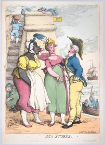 Sea Stores、1812 年 3 月 25 日、1812 年 3 月 25 日。 作： Thomas Rowlandson