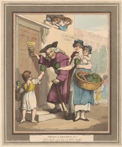 Kahdeksan sarja (5): Lontoon huudot 作： Thomas Rowlandson