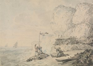 難破船員 作： Thomas Rowlandson