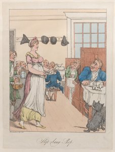 スラップ・バング・ショップ、1815年、1815年。 作： Thomas Rowlandson