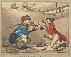 ソーピットのナメクジ 作： Thomas Rowlandson