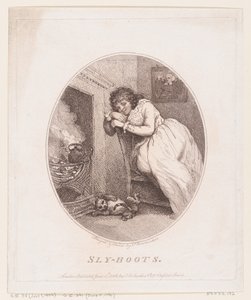 スライブーツ、1786 年 6 月 5 日、1786 年 6 月 5 日。 作： Thomas Rowlandson