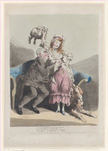特別嘆願、1780 年 3 月、1780 年 3 月。 作： Thomas Rowlandson