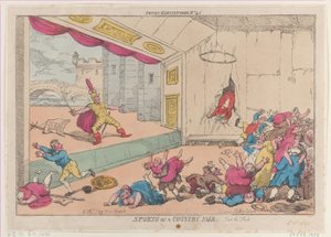 カントリー フェアのスポーツ、第 3 部、1810 年 10 月 5 日、1810 年 10 月 5 日。 作： Thomas Rowlandson