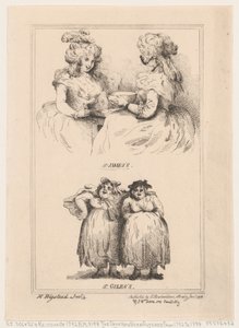セント ジェームズとセント ジャイルズ、1792 年、1792 年。 作： Thomas Rowlandson