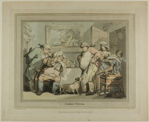 勤勉な食いしん坊 作： Thomas Rowlandson