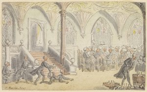 シンタックス博士のための研究は大学で楽しまれました 作： Thomas Rowlandson