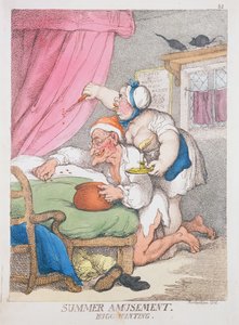 夏の娯楽。バグハンティング 作： Thomas Rowlandson
