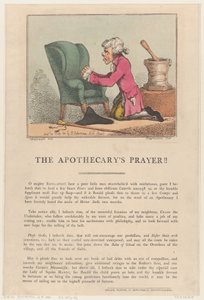 薬剤師の祈り!!、1801 年 7 月 30 日、1801 年 7 月 30 日。 作： Thomas Rowlandson