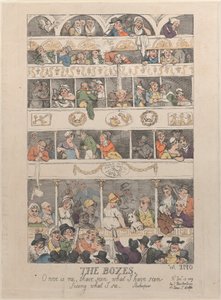 ボックス、1809 年 12 月 12 日、1809 年 12 月 12 日。 作： Thomas Rowlandson
