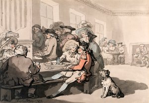 「チョコレートハウス」、1787年。 作： Thomas Rowlandson