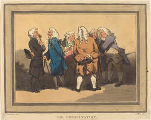 相談 作： Thomas Rowlandson