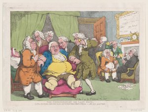 相談、または最後の希望、1808 年 6 月 30 日、1808 年 6 月 30 日。 作： Thomas Rowlandson