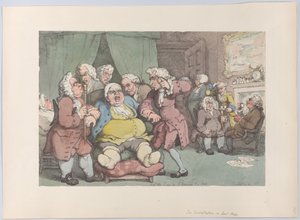 相談、または最後の希望、1808 年 6 月 30 日、1808 年 6 月 30 日。 作： Thomas Rowlandson