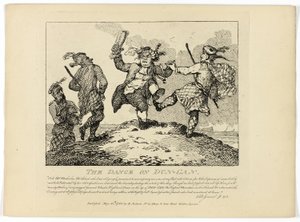 ダンカンの踊り（ボズウェルの『ヘブリディーズ紀行』より 作： Thomas Rowlandson