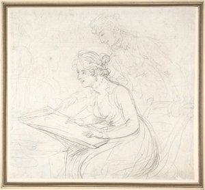 「お絵かきレッスン」 作： Thomas Rowlandson