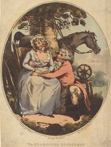 夢中になったスポーツマン。 作： Thomas Rowlandson