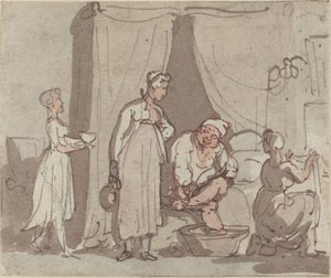 足湯（乾燥） 作： Thomas Rowlandson