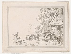 ヘイメーカーズ、1787年、1787年。 作： Thomas Rowlandson