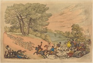 狩り 作： Thomas Rowlandson
