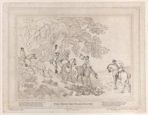 The Hunter from The Life of a Racehorse, or The High-Mettled Racer, July 20, 1789., July 20, 1789.