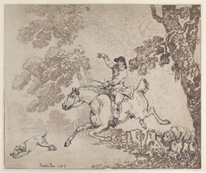 『ハンツマン』 作： Thomas Rowlandson