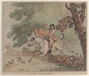 『ハンツマン』 作： Thomas Rowlandson