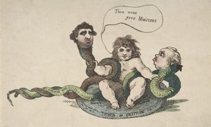 幼児ヘラクレス、1784 年 2 月 3 日、1784 年 2 月 3 日。 作： Thomas Rowlandson