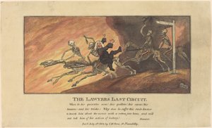 弁護士の最後のサーキット 作： Thomas Rowlandson