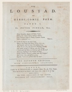ルシアド、タイトルページ、1787年、1787年。