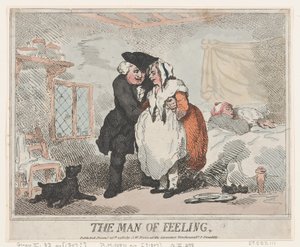 感情の男、1785 年 11 月 25 日、1785 年 11 月 25 日。 作： Thomas Rowlandson